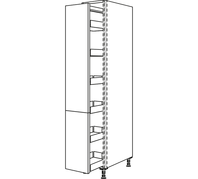Nobilia Line N Apotheker-Hochschrank