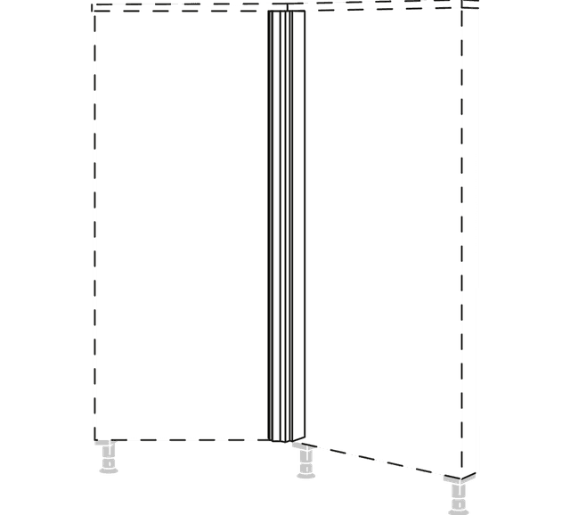 Nobilia Line N Passstück für Hochschränke 