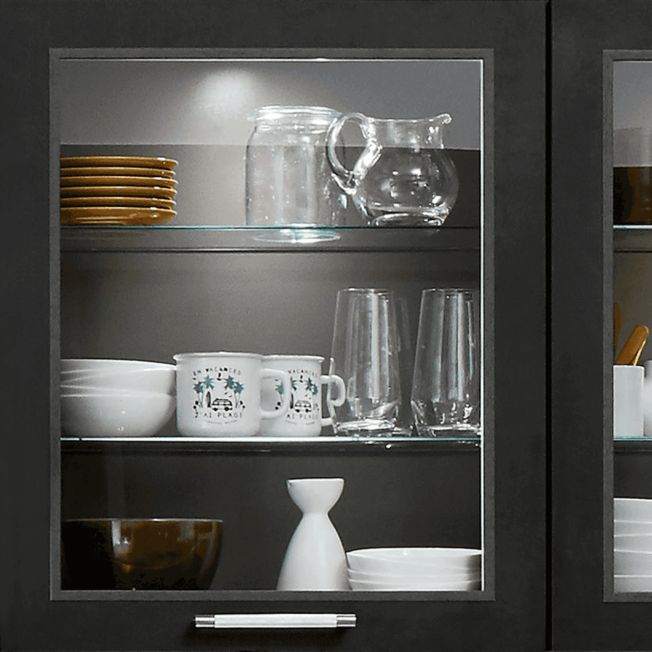 Nobilia Wandschrank mit Glas-Drehtür | Finde jetzt passenden Schrank!