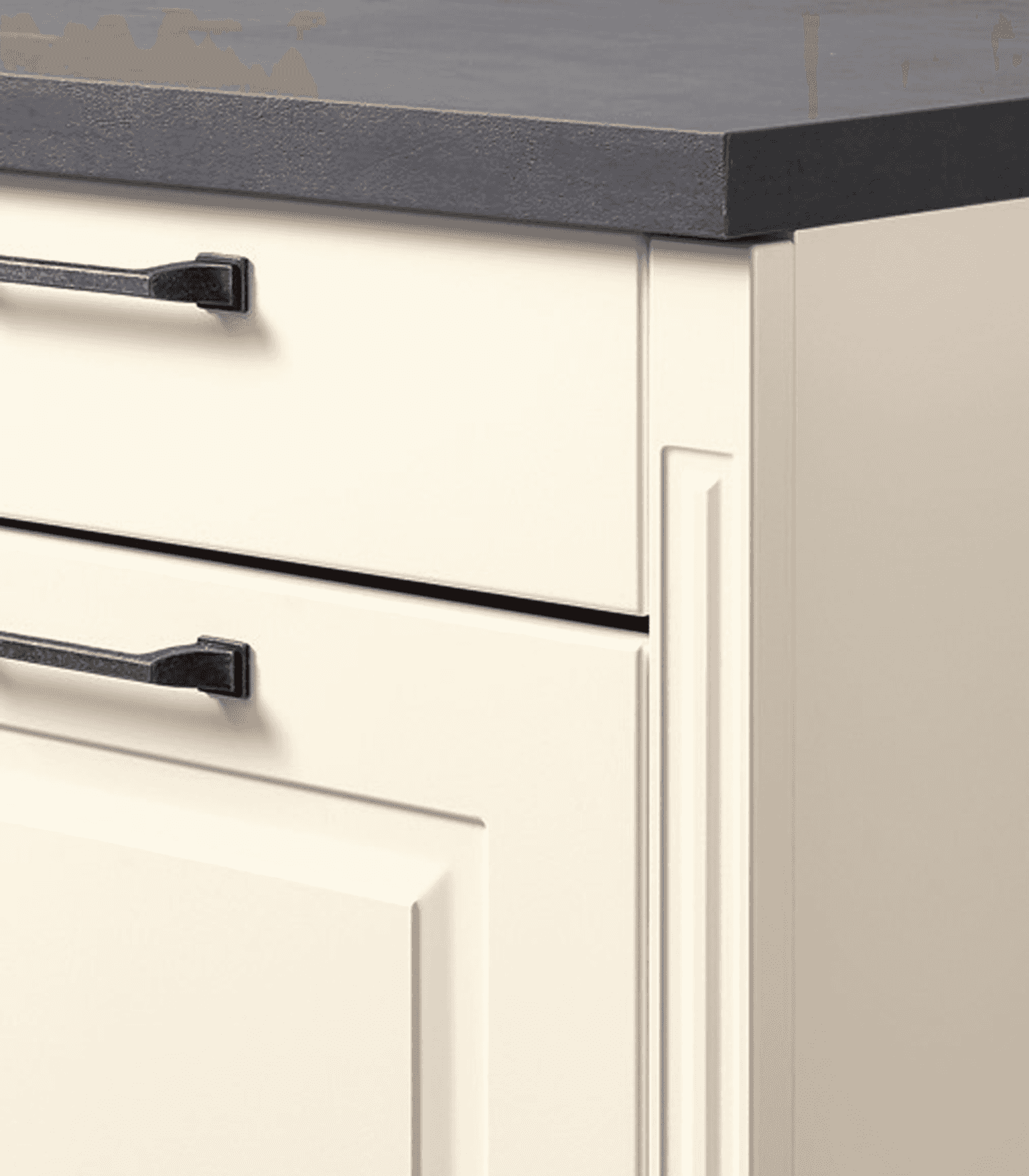 Nobilia Landhaus Pilaster Sylt 849 Lack, Magnolia matt