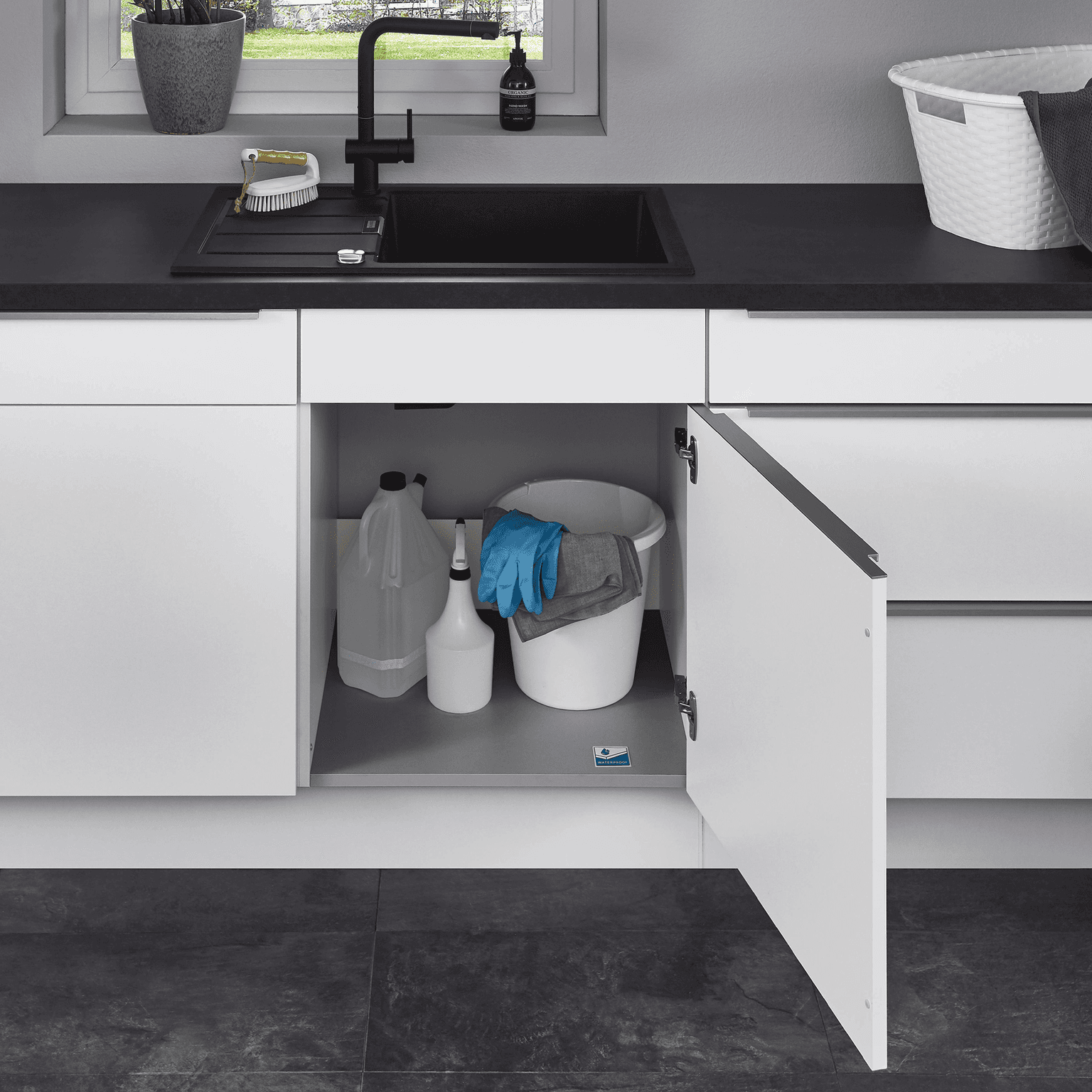 Nobilia Spülenschränke für Küchen mit massivem Stauraum