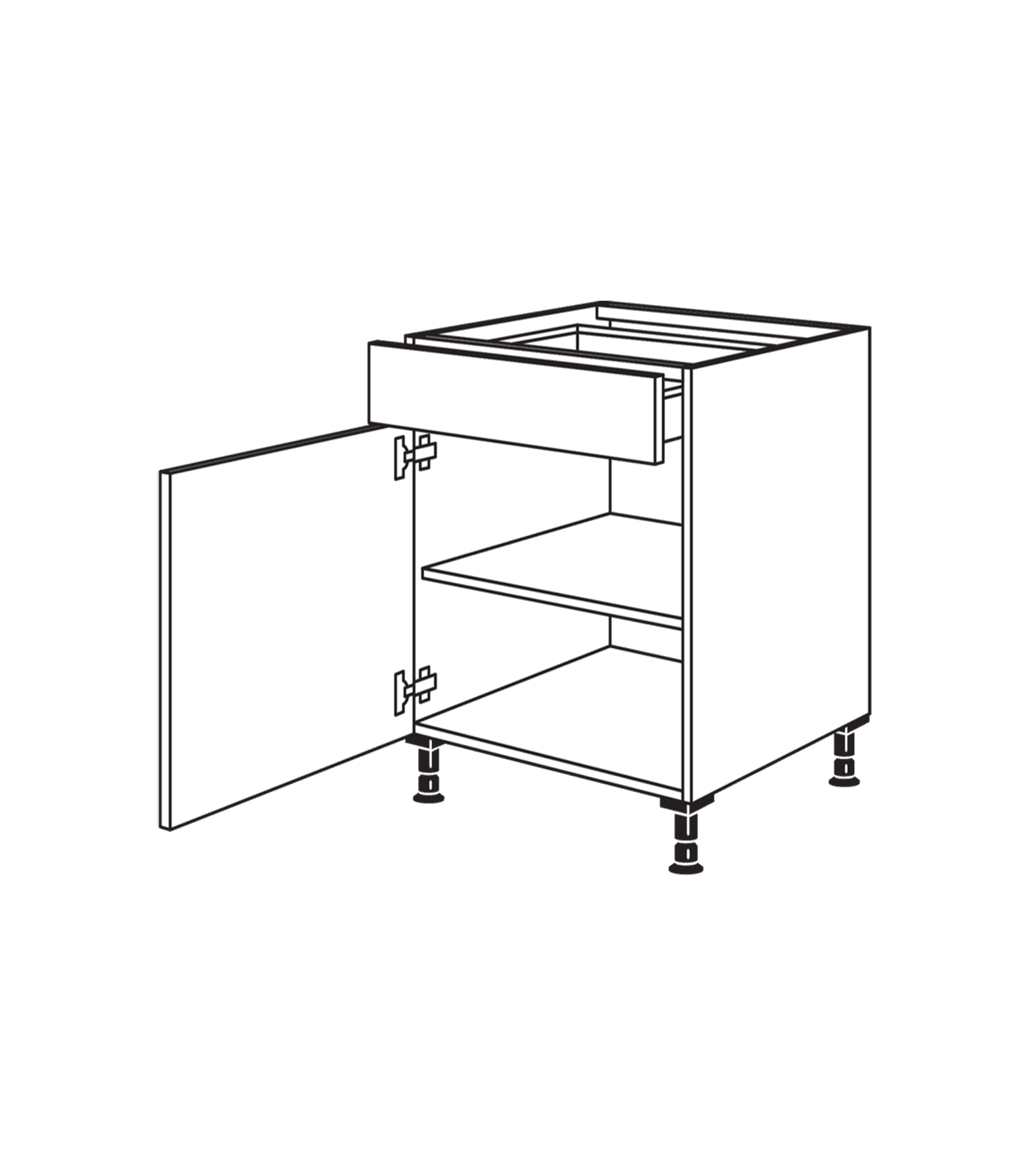 Nobilia Kochstellenschrank für moderne Küchen