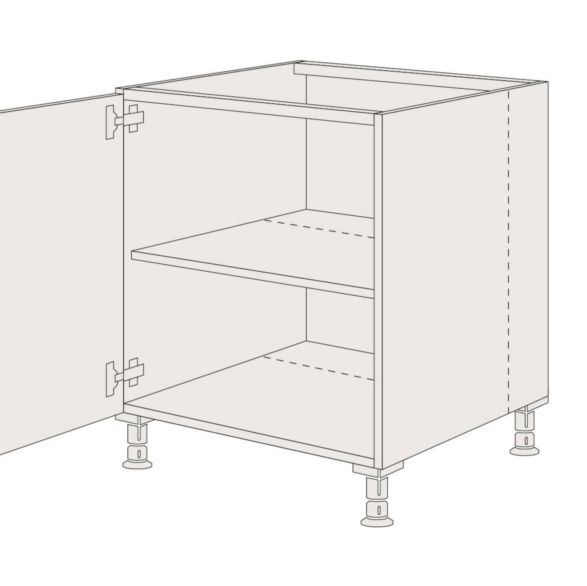 Nobilia Skizze Unterschrank