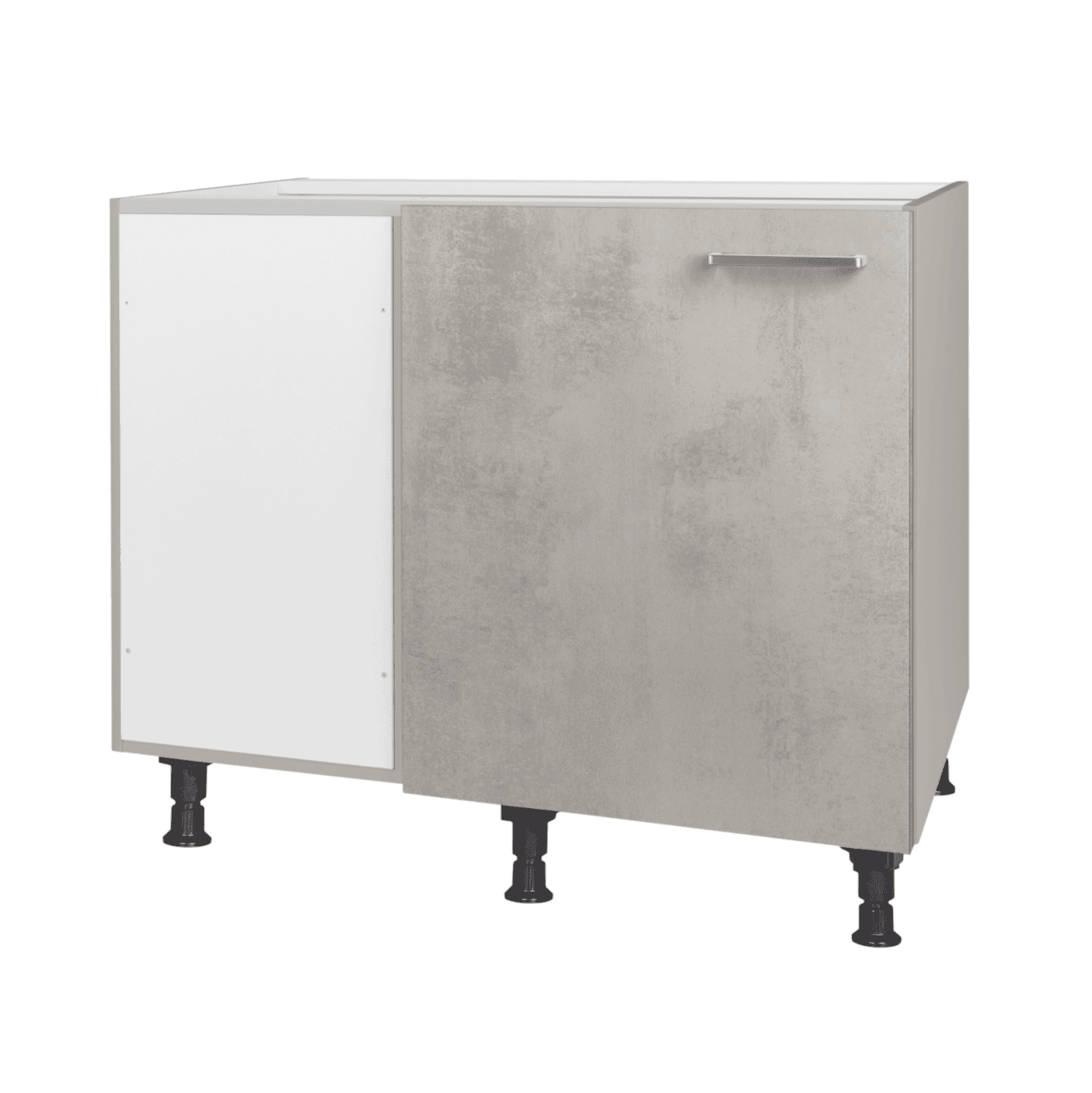 Nobilia Spüleneckschrank in 100 cm Breite und 50 cm Schrankbreite