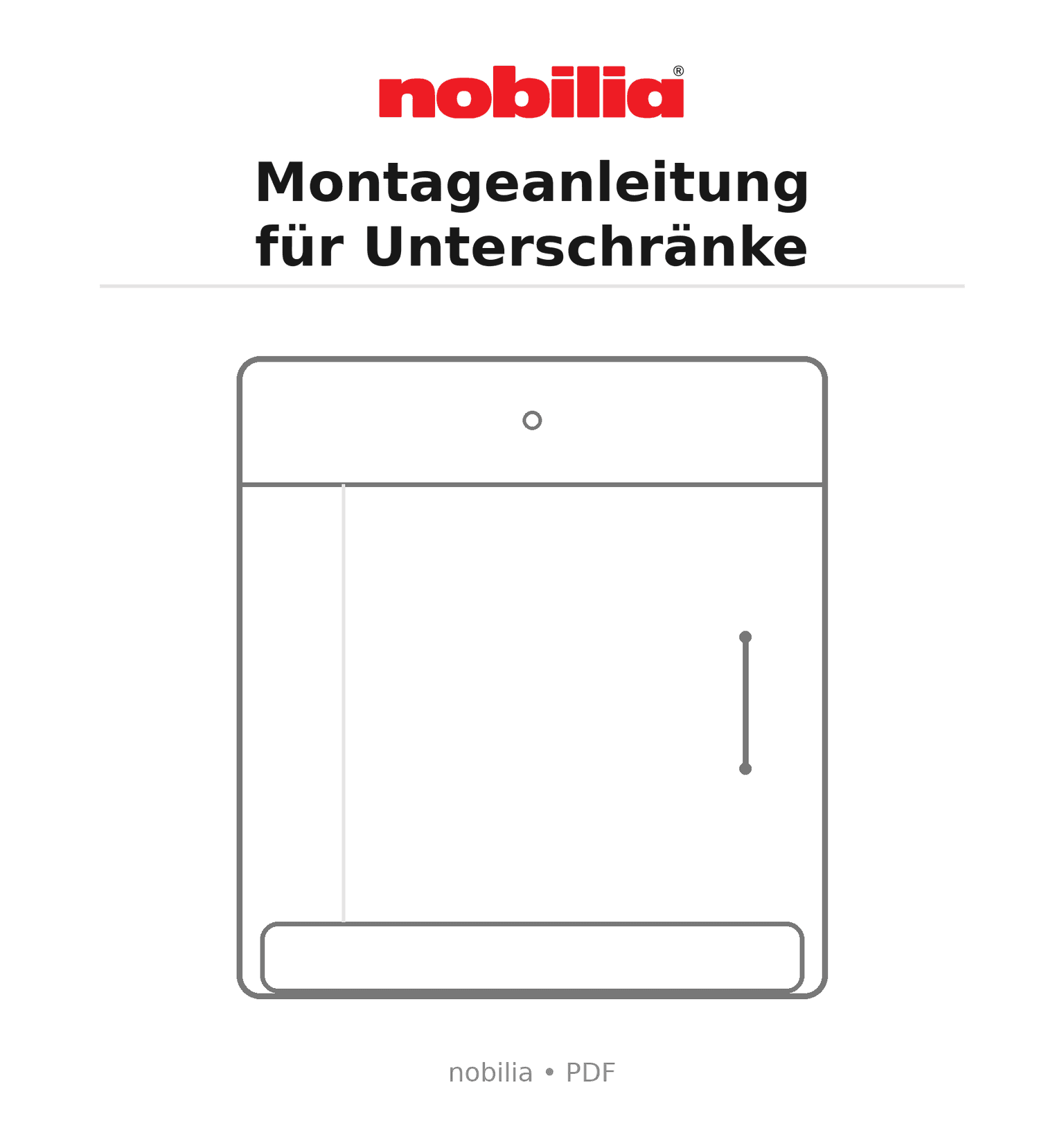 Montageanleitung Nobilia Unterschrank