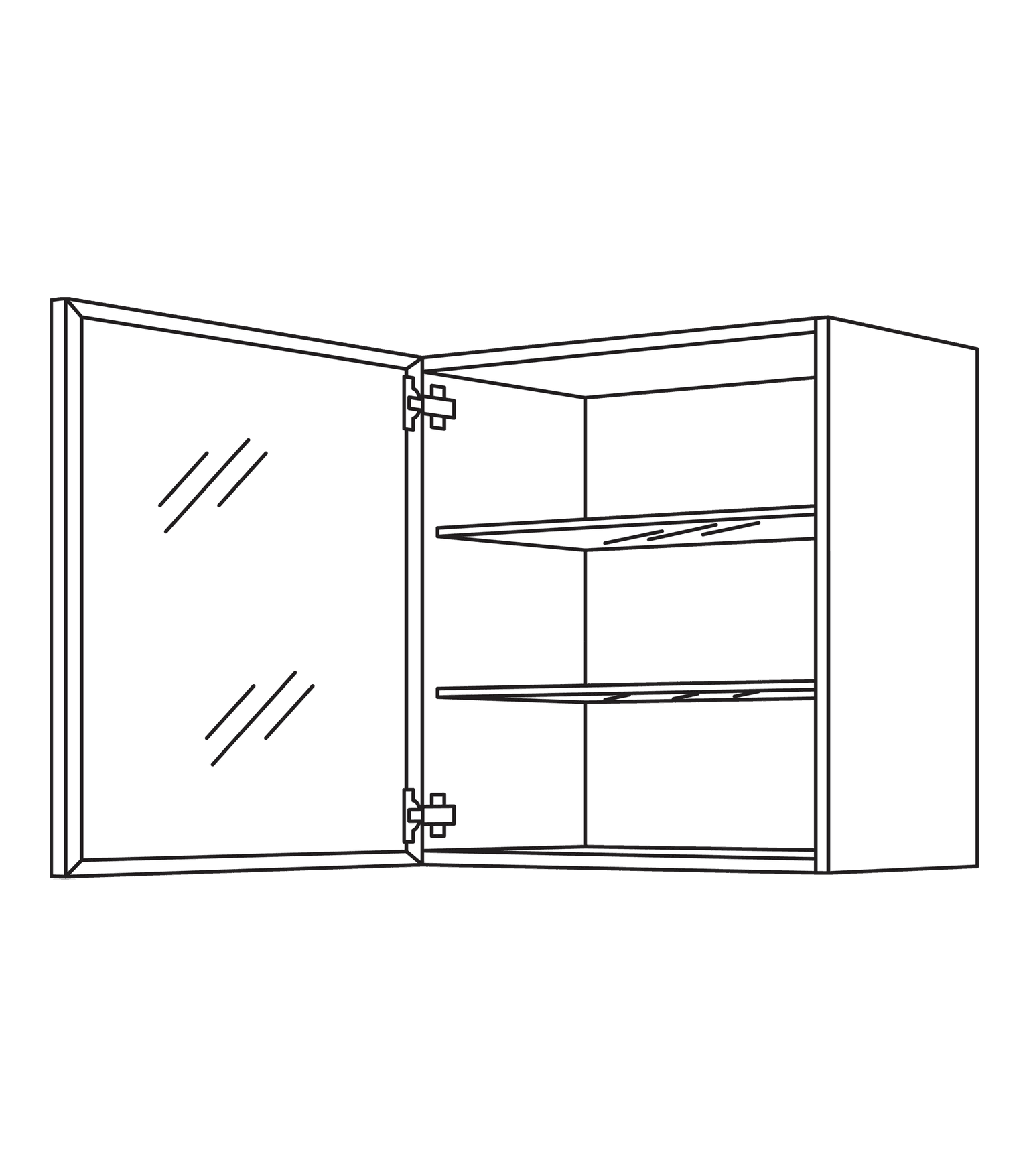 Nobilia Oberschränke mit Flat Tür