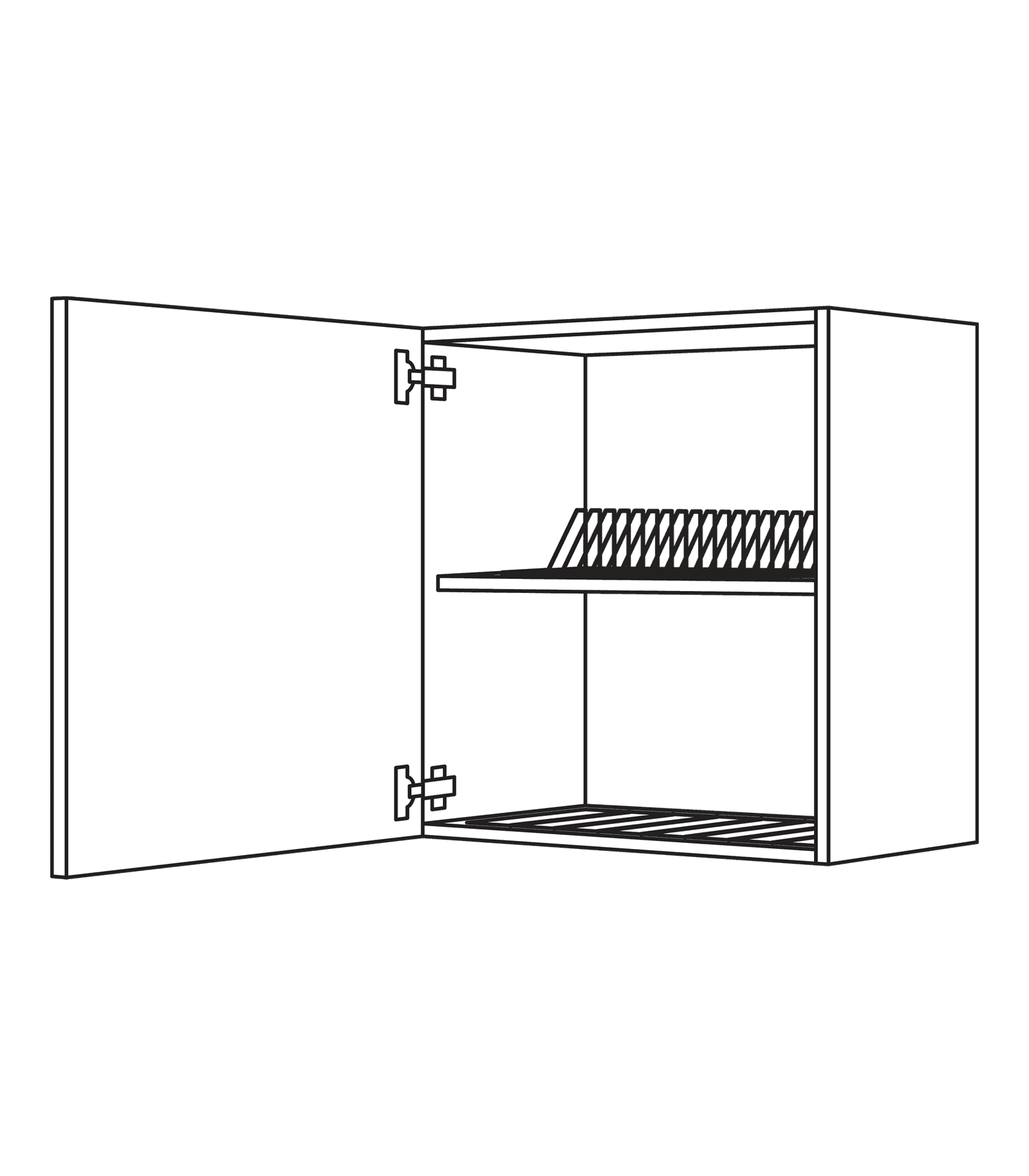 Nobilia Oberschrank mit Abtropfgitter